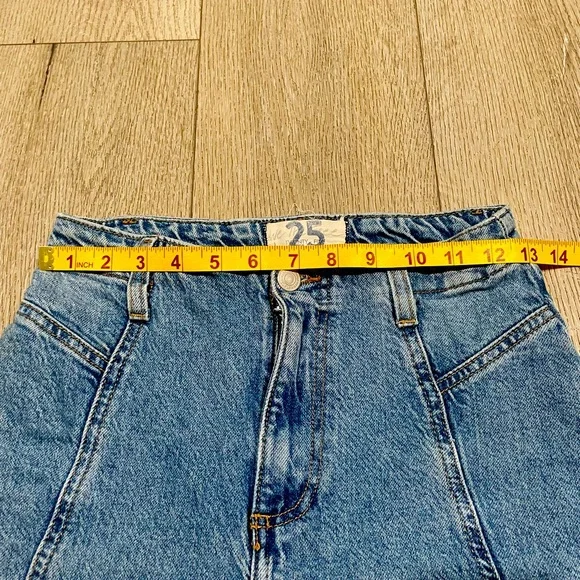 We The Free Bell Bottom Flare Jeans Pants Womens 26x32 - Picture 8 of 13